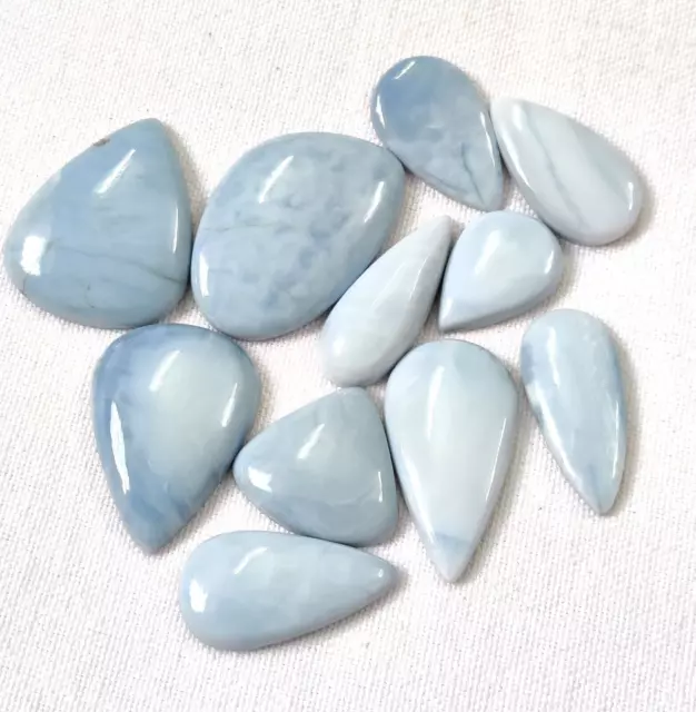 Natural  Blue Opal Multi Cabochon Lot For Jewelry Making Gemstone 220Cts