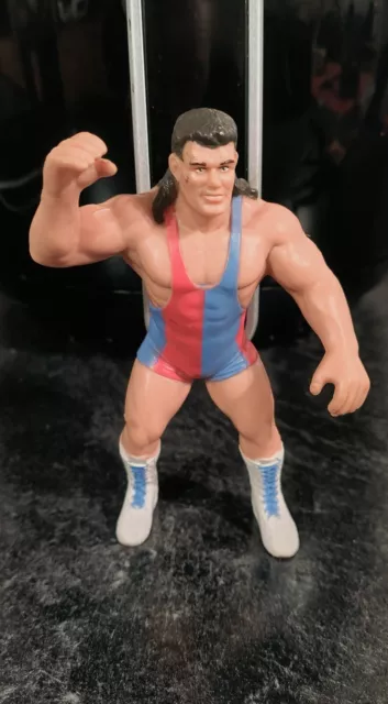 Vintage 1990 WCW Galoob Wrestling Figure: Scott Steiner Blue/ Pink Suit Retro