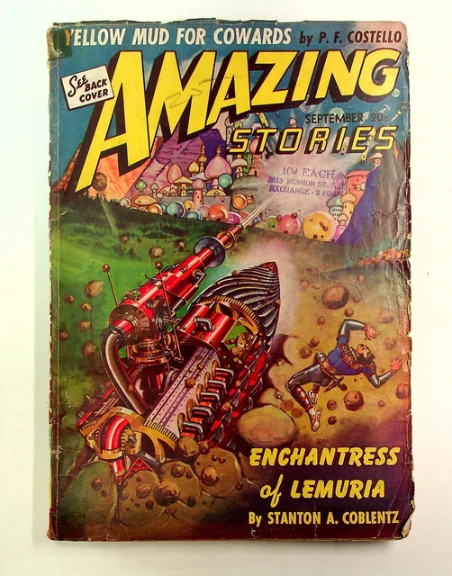 Amazing Stories Pulp Sep 1941 Vol. 15 #9 GD/VG 3.0