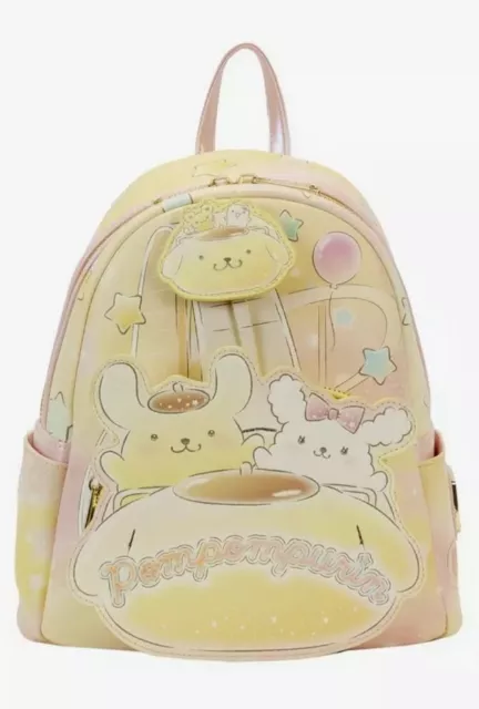 Loungefly Sanrio Pompompurin Roller Coaster Mini Backpack