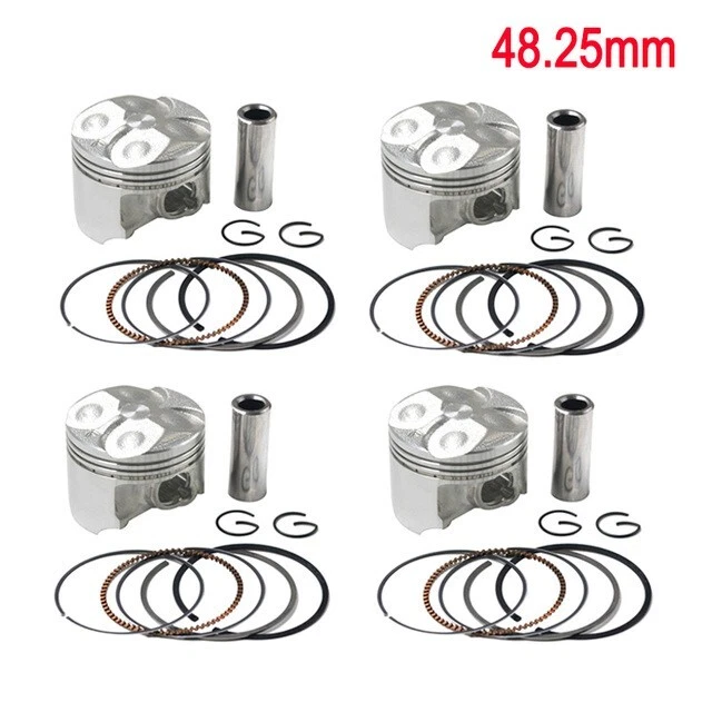 Piston pour Yamaha 3LN ZEAL250 ( 48,25mm ) ( 4 Pièces )