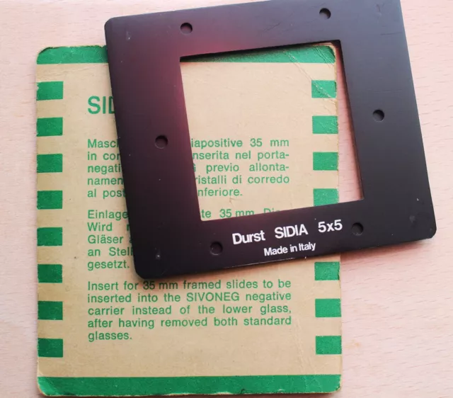 Juego de máscaras de ampliación Durst SIDIA - para M605, etc.