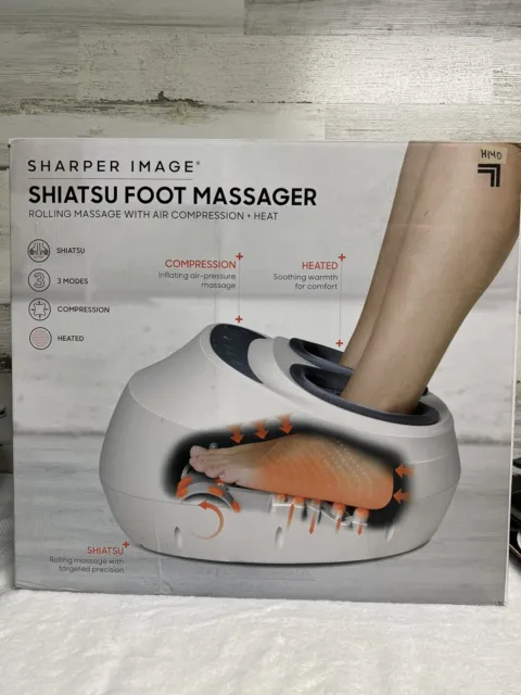 Sharper Image Shiatsu Foot Massager New Open Box
