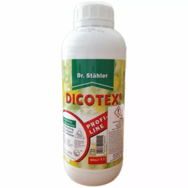 1 Litro Dicotex Dr.Stähler Diserbante Profiline Siepe Erbaccia Ex Gratuito