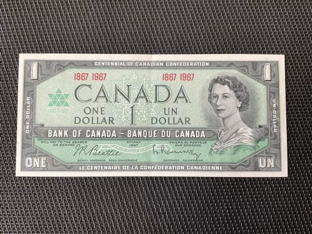 CANADA: 1 Dollar 1967, Pick 84, SPL/AU 🌈