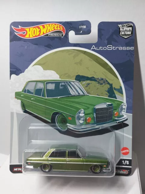 Hot wheels 1/64 🇨🇵 car culture AutoStrasse 1972 Mercedes benz 280 SEL 4,5 #1/5