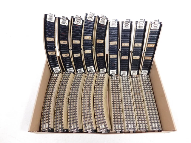 74x Märklin H0 00 AC Section de Voie M Courbé Profilé Creux pour 3600 74x Märklin H0 00 AC Section de Voie M Courbé Profilé Creux pour 3600