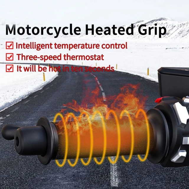 Removable Warm Handlebar Hand Grips Handle Bar Cover Motorcycle Heated Gloves