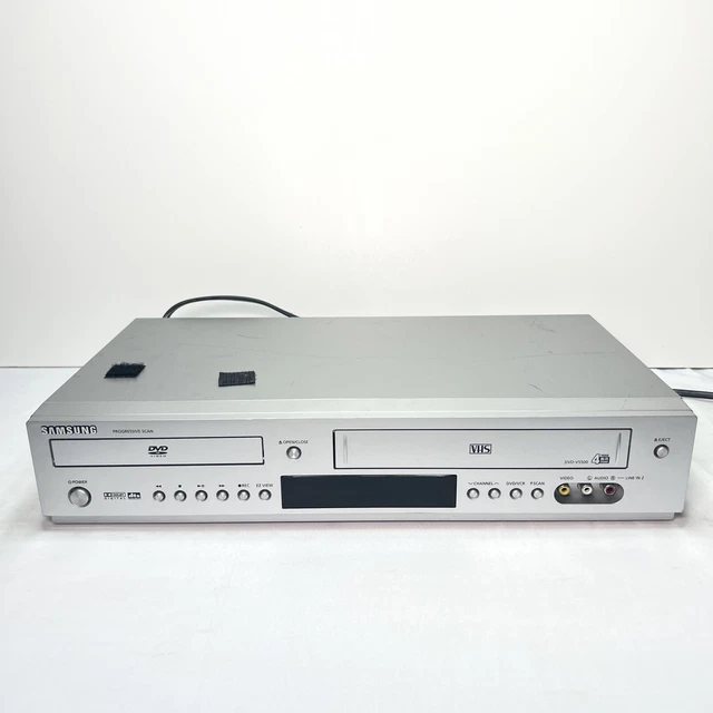 SAMSUNG DVDV5500 VCR DVD Dual Deck Combo VHS Player Recorder TESTED