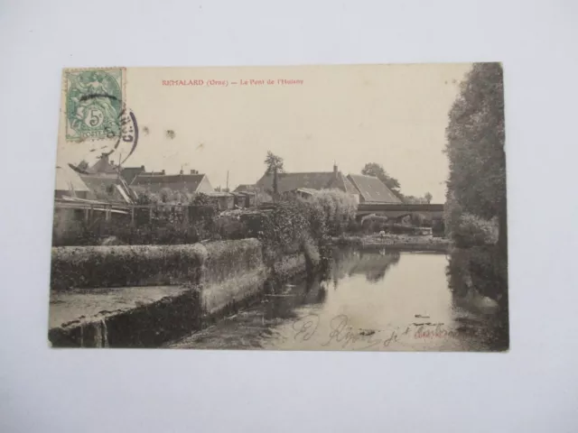 Cpa Orne 61 Remalard Le Pont De L'huisne