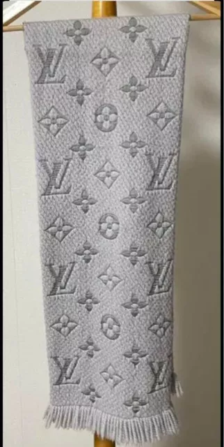 Louis Vuitton M71280 Cashmere Scarf Echarpe Jhelam Black Used from Japan