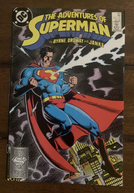 DC Comics The Adventures of Superman #440 1988 Byrne Ordway VF or Better