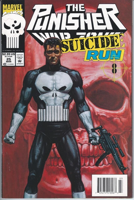 The Punisher War Zone #25 Marvel Comics March 1994 Comic Book Newsstand Edition
