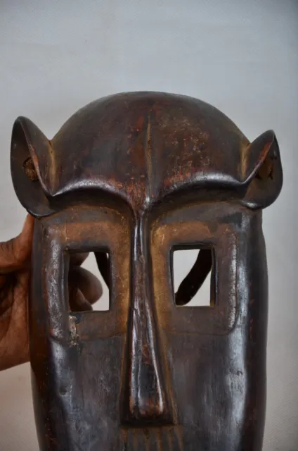 African art tribal, amazing KUMU mask from Congo DRC 2