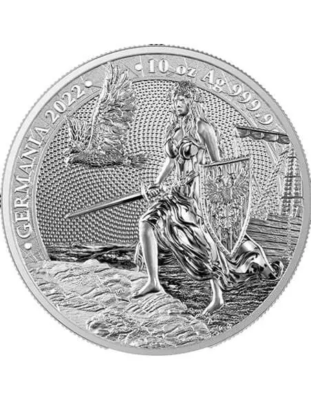 GERMANIA 10 Oz Silbermünze 50 Mark Germania 2022