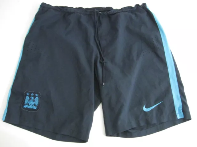 Manchester City 2015 Nike Blue Shorts Mens Size M