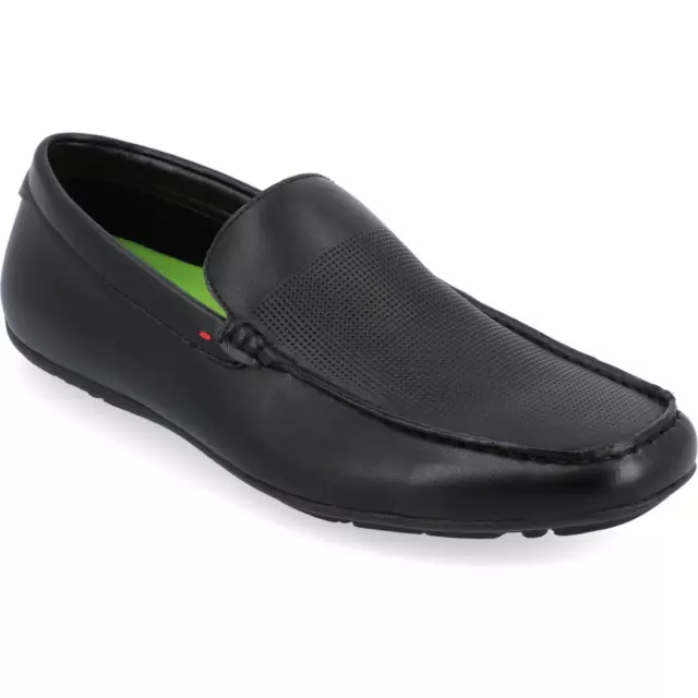 VANCE CO. MENS Mitch Faux Leather Driving Moccasin Loafers Shoes BHFO ...