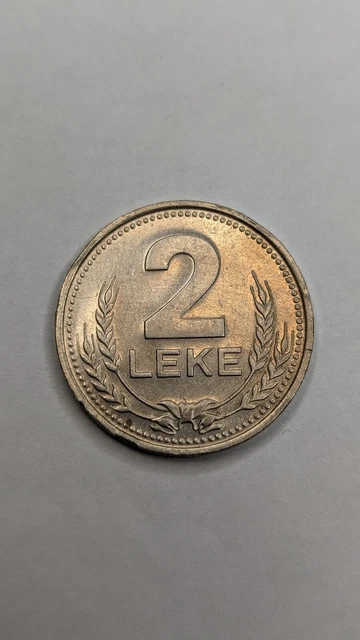 [🇦🇱Albania] - 2 Leke (1989) High Grade Coin