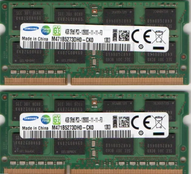 8GB (2x 4GB Kit) Sony Vaio VPC EG/EH/EJ/EK/EL/F1/F2/J1/J2/SE Series DDR3 Memory
