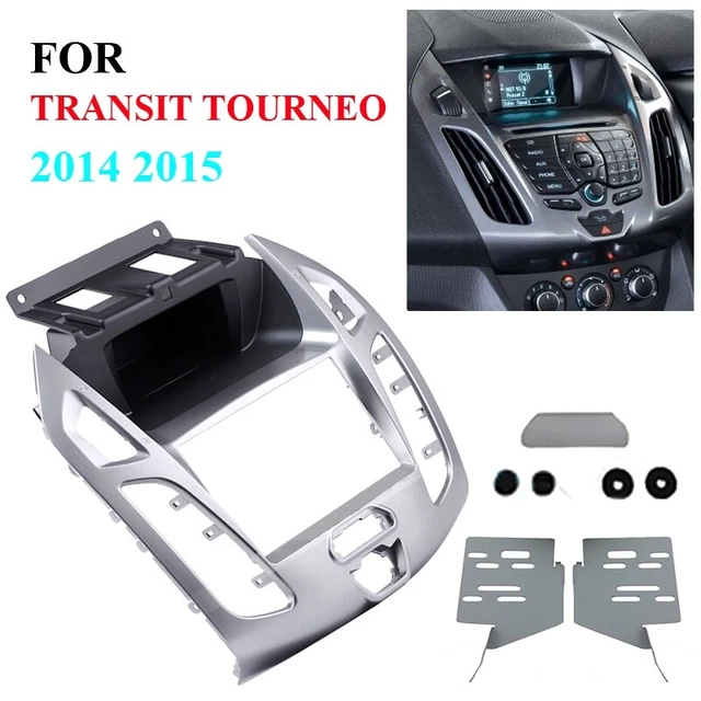 3X(2 Din Auto Fascia Pannello Radio DVD Telaio Kit Installazione per Transit 2144