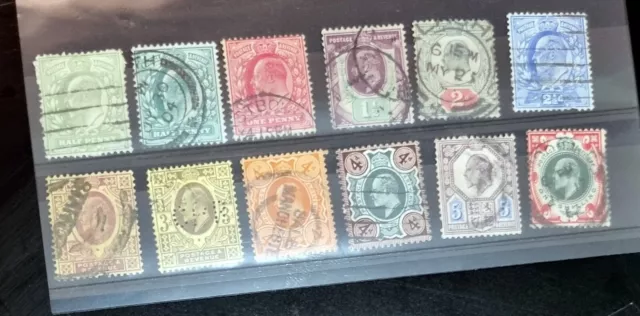 GB King Edward VII definitive stamps