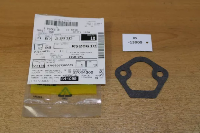 John Deere R520618 Gasket NOS NEU genuine xs13909