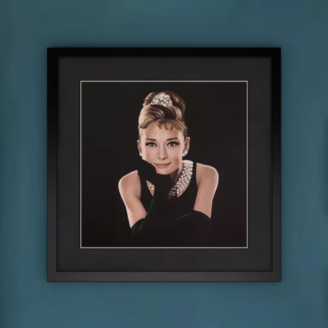 Audrey Hepburn Framed Signed Print | Breakfast at Tiffanys | Wall Art | Painting