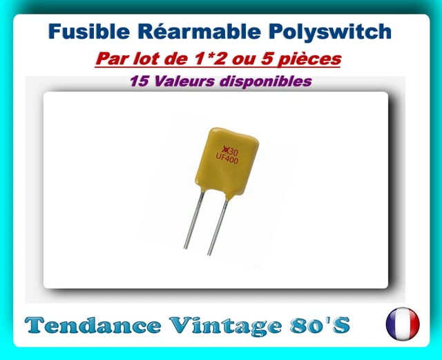 Tube Fusible Céramique F1AH / T1AH 250V 5x20mm - Lot De 2 Pièces