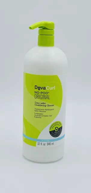 Deva Curl No Poo Original Zero Lather Conditioning Cleanser 32 oz