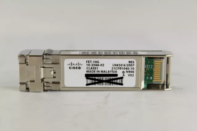 Lot of 20 Cisco FET-10G 10-2566-02 10g Fabric Extender Transceiver COUIA44CAB