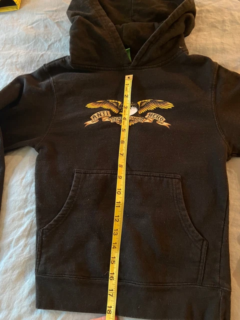 Anti Hero Black Hoodie Youth Small Kids AntiHero Eagle