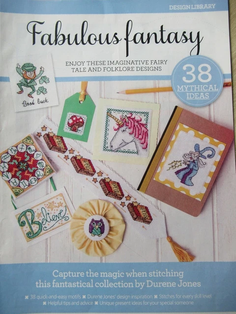 Stickvorlagensammlung "Märchen und Phantasy" 38 Kreuzstichmotive Durene Jones