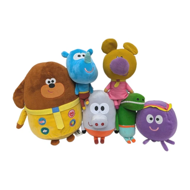hey-duggee-x6-talking-soft-toy-plush-bundle-norrie-happy-betty-roly-guc