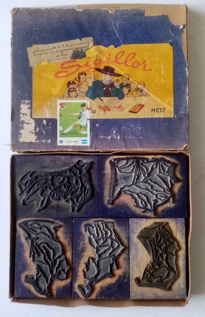 Ancienne Boîte à Tampons Albator – Édition Toei – Multi Print – Vintage Bon état