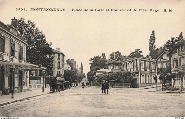 95 - MONTMORENCY - S05496 - Place de la Gare et Boulevard de l'Ermitage - L1