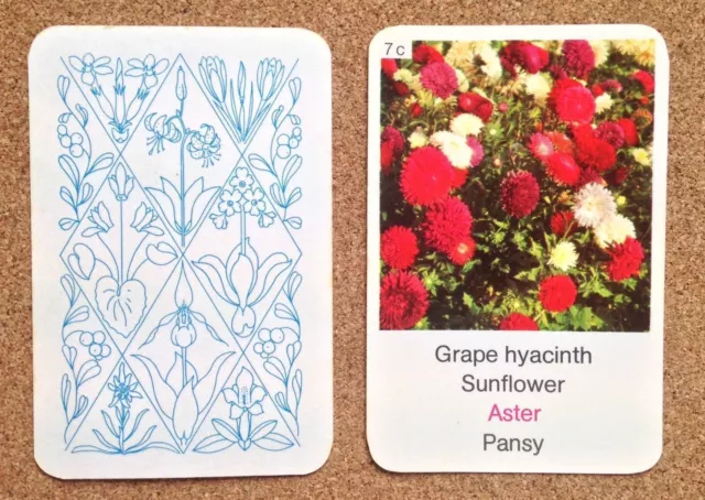 Top Trumps Single Cards Flowers Plants Quartets issue Various (FB3)