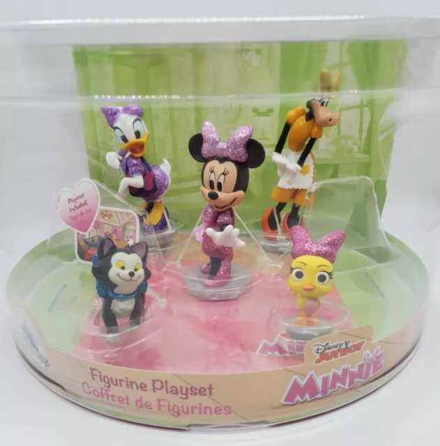 Disney Junior Minnie Mickey Mouse & Friends 5 Figure Playset. New