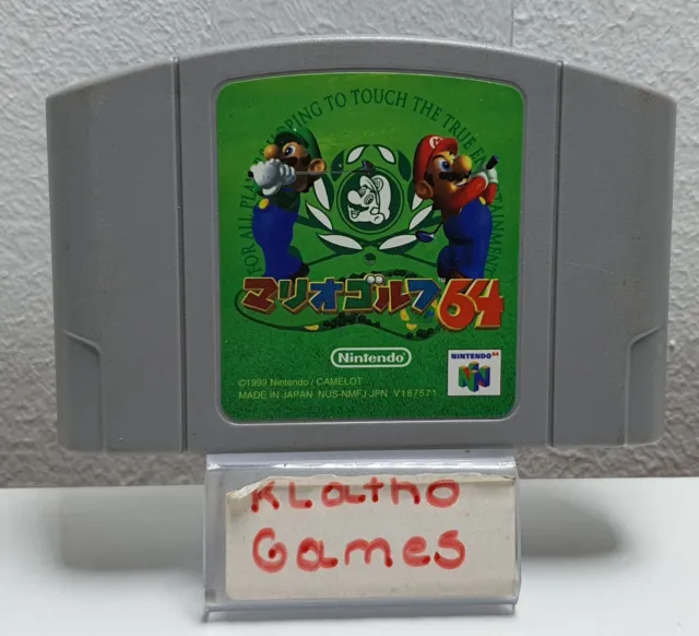 Mario Golf Nintendo 64 n64 Japan import   C6401