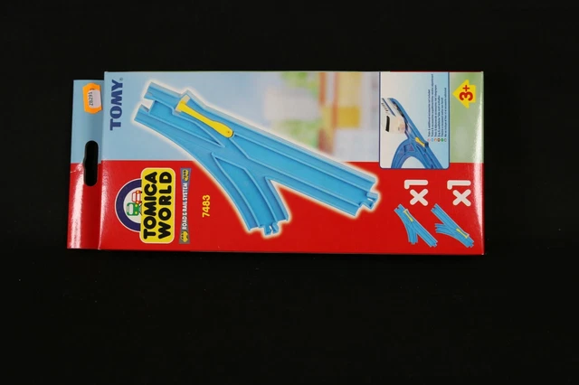 ZB290/291 TOMY Tomica World  Road & Rail system 7483 paire aiguillage G/D 5