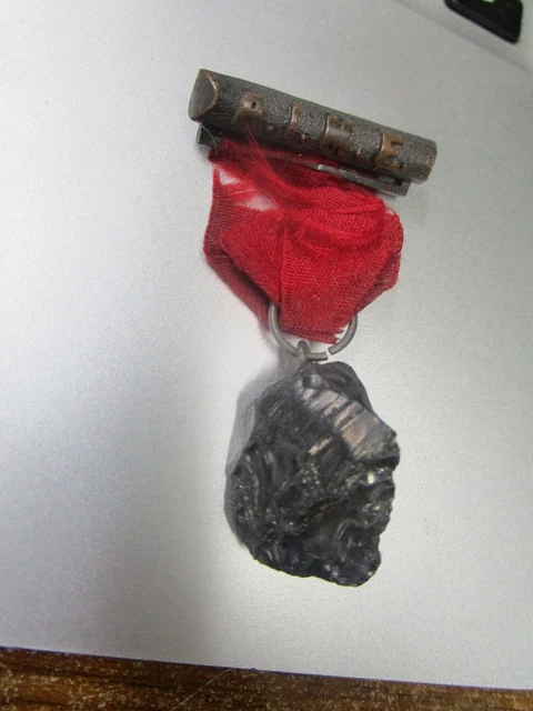 Vtg  Antique  1880,s A.I.M.E AIME Mining Engineering Mineral Coal Ribbon Medal