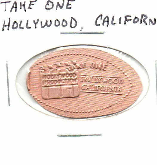 Take One Hollywood California Elongated Penny as pictured