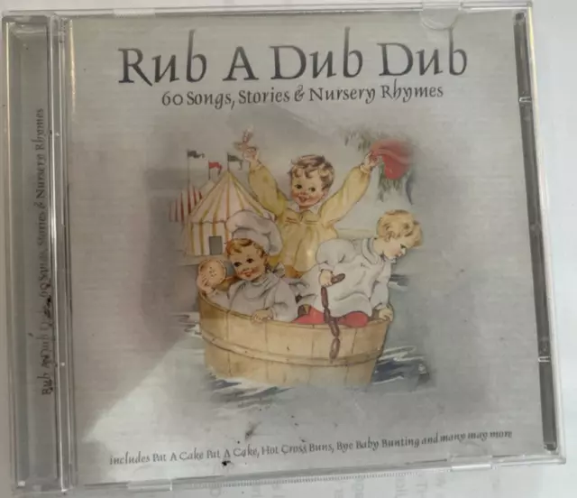 RUB A DUB DUB 60 Songs, Stories & Nursery Rhymes Various 2002 Jack Spratt etc