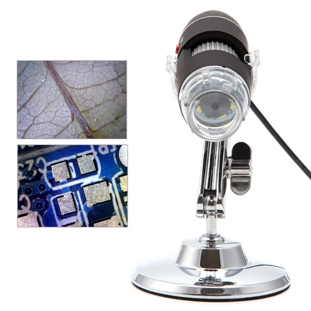 Microscopio Digitale Portatile Con Schermo 2,4" - 1080P, 1000x Zoom, Per PC E USB