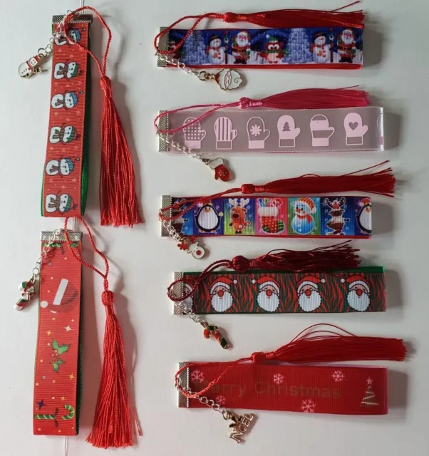 Christmas Bookmarks And Charms Many To Pick From New