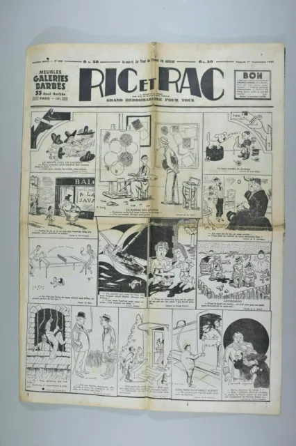 Ric et Rac Grand hebdomadaire pour tous 17 numéros années 1934/1935/1936 5
