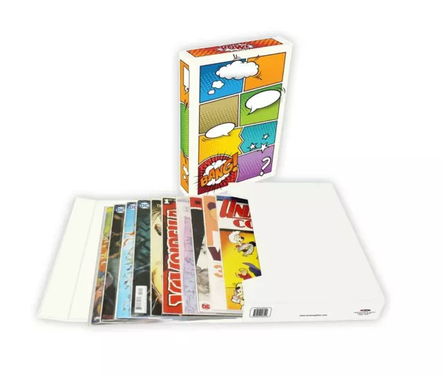 BCW Comic Book Stor-Folio Storage Portfolio Box Carrying Case - Brown Book  Style