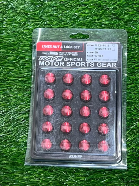 12mmx1.5 Wheel Lug Nuts, 20*Red 2