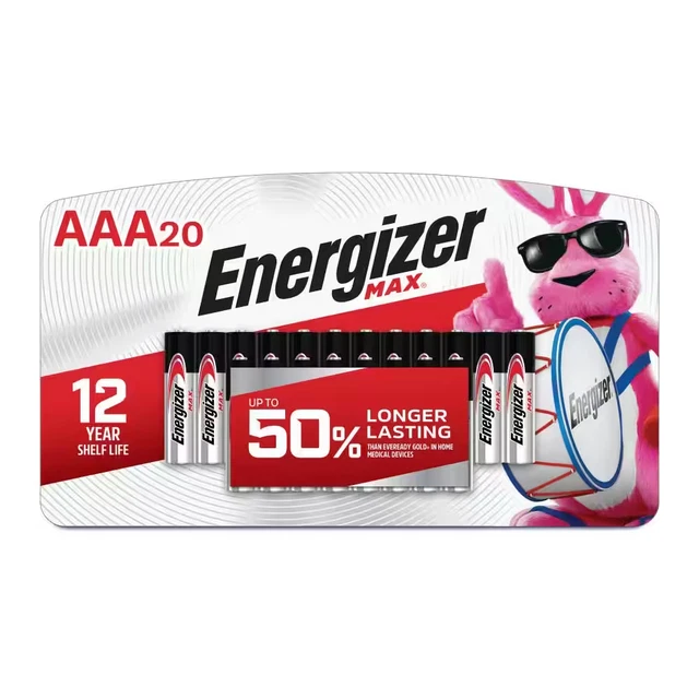 MAX AAA Batteries (20 Pack), Triple a Alkaline Batteries