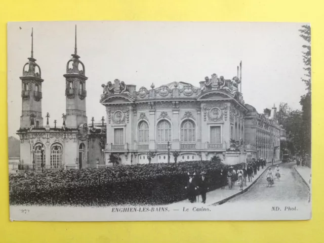 cpa 95 - ENGHIEN les BAINS Val d'Oise Le CASINO
