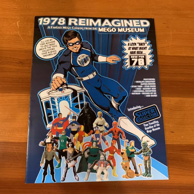 Mego Museum 1978 Reimagined Catalog Star Trek Superman STAR WARS + Bonus Sticker Mego Museum 1978 Reimagined Catalog Star Trek Superman STAR WARS + Bonus Sticker